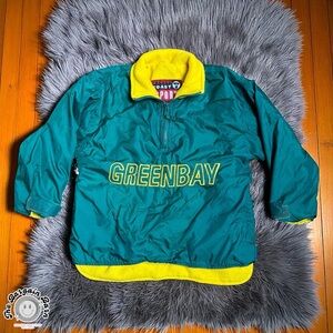 Rare Vintage 90s French Toast Greenbay Kids Youth Size 5 Warm Windbreaker Jacket